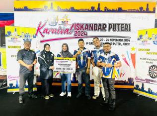 MBJB JUARA DI KEJOHANAN DART 3 SEPASUKAN