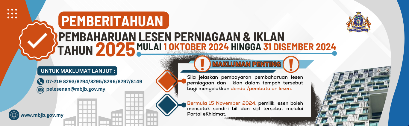 Pembaharuan Lesen Perniagaan dan Iklan 2025