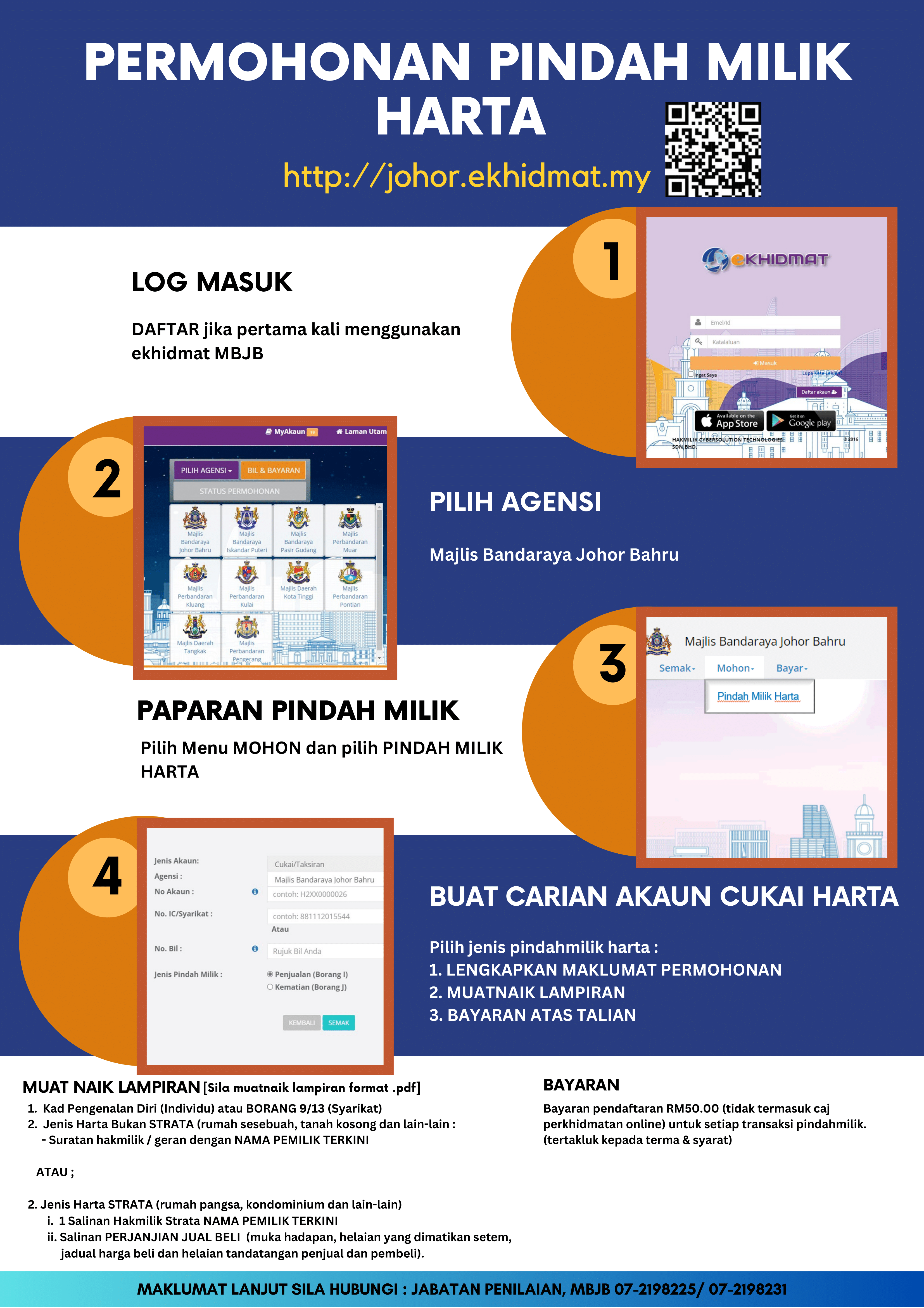 Cara Log Masuk Pindah Milik Online (PMO)