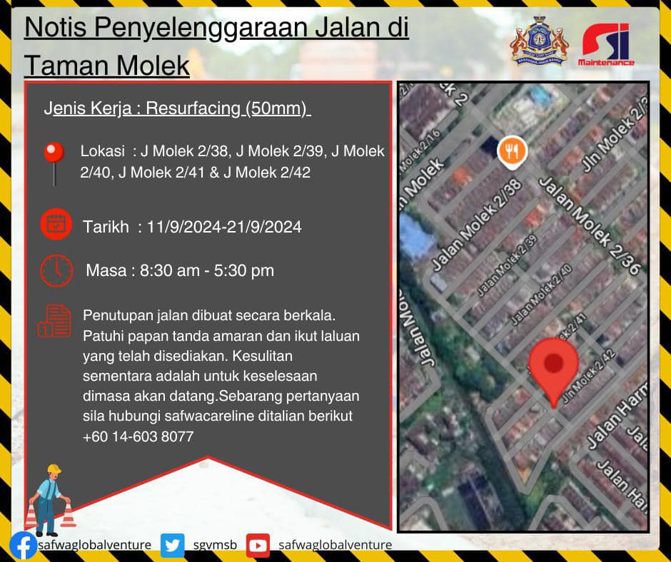 Notis Penyelenggaraan Jalan